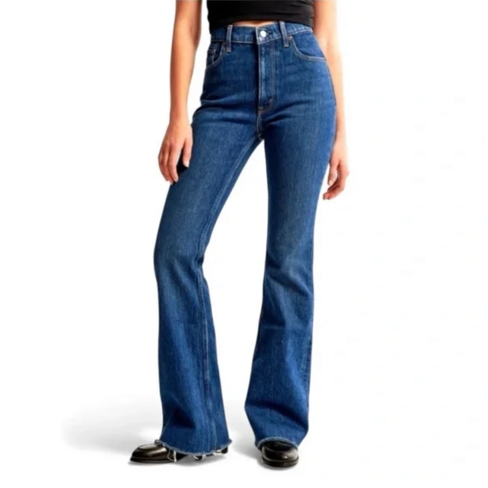 Abercrombie and Fitch Vintage Flare High Rise Jeans